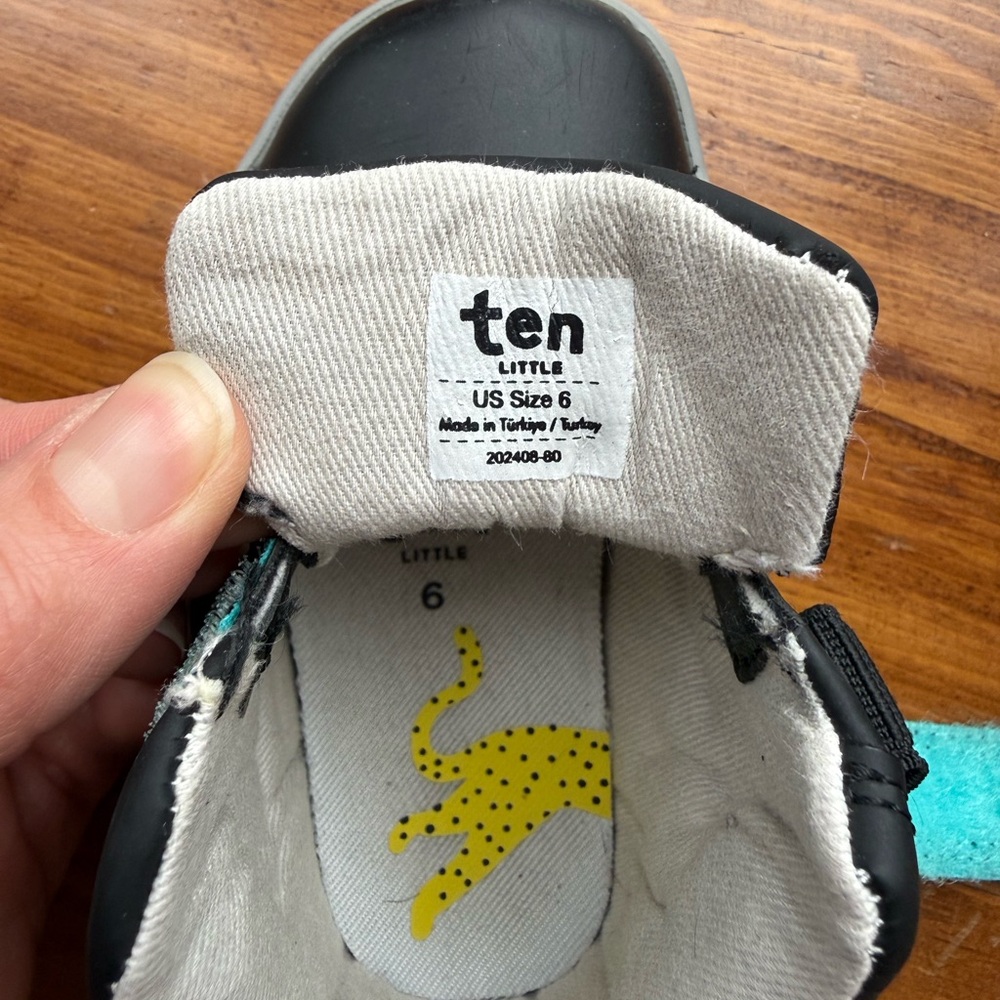 Ten Little Everyday High Top Sz 6 - Picture 6 of 7